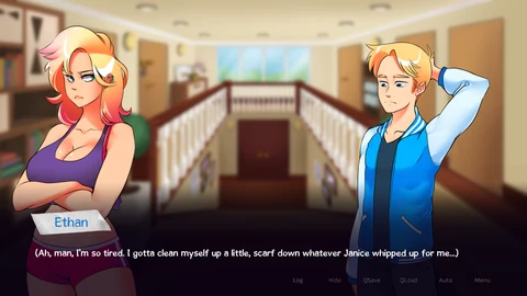 A dialogue scene